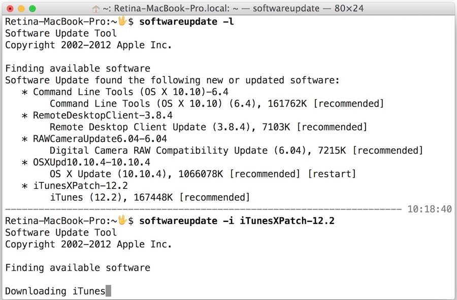Latest mac software update